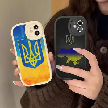 אוקראינה דגל מקרה טלפון עור קשה מקרה טלפון עבור iPhone 13 12 Mini 11 14 Pro מקס Xs X Xr 7 8 פלוס 6 6 סה 2022 סיליקון כיסוי