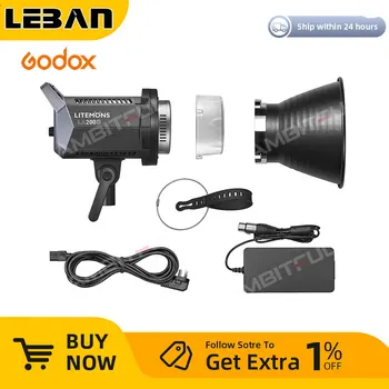 Godox LA150D LA150BI 190W LA200D LA200BI 230W פנל LCD LED Video Light פלט רציף +בקרת יישום בואן הר סטודיו אור