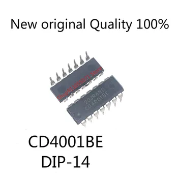 10PCS/הרבה CD4001BE דיפ-14 CD4001 4001 CD4001B DIP14 המקורי במלאי