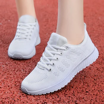 נשים נעלי ספורט מזדמנים נעלי ריצה לנשים משלוח חינם גבירותיי לבן נעלי אופנה ספורט, מאמנים נקבה כל המותגים 2023