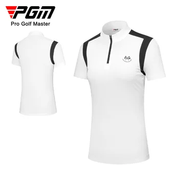 PGM גולף של נשים שרוול קצר חולצה קיץ ספורט רך אלסטי העליון גולף, חולצות לנשים YF563