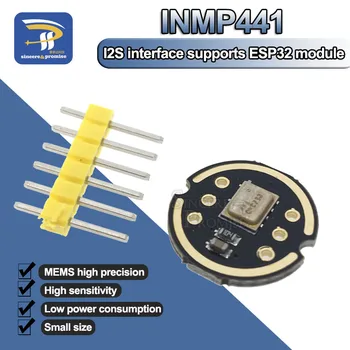Omnidirectional מיקרופון מודול I2S ממשק INMP441 MEMS דיוק גבוהה צריכת חשמל נמוכה Ultra נפח קטן עבור ESP32