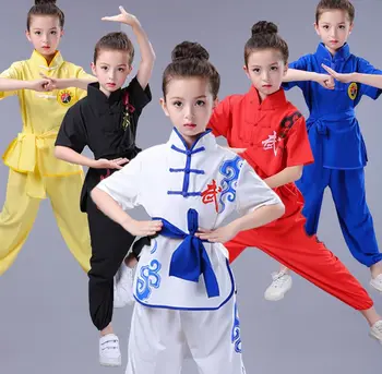יוניסקס ילדים קונג פו, וושו מדים ילדים אומנויות לחימה-טאי צ 'י אימון מתאים טאי צ' י בגדים