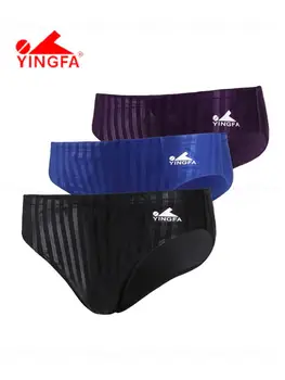 איכות גבוהה YINGFA גברים מירוץ בגד ים משולש מקצועי, בגדי ים עבור אימונים ותחרות