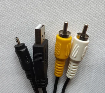 UC9141 USB+כבל AV עבור ניקון 5900,7600,7900,8400,P60,P6000
