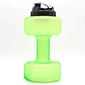 כושר 2.5 L BPA חינם יצירתי פלסטיק ספורט שותה משקולת בצורת קומקום