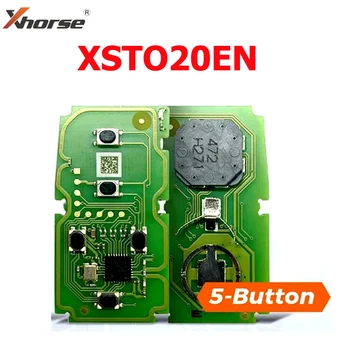 XHORSE VVDI XM מפתח חכם PCB XSTO20EN FENT.T 5 לחצן מפתח מעטפת עבור טויוטה צעצוע-T Universal מפתח חכם