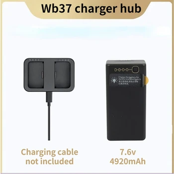השתמש כדי לטעון את WB37 סוללה, והוא גם תואם עם צד שלישי, ה-USB-C מטענים. תומך 65W משטרת טעינה מהירה.