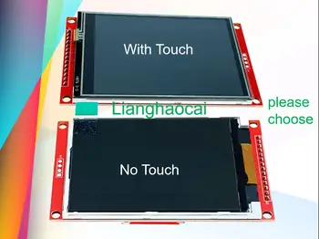 משלוח חינם חדש 3.2 אינץ ' 320*240 SPI סדרתי TFT LCD מודול תצוגת מסך עם פנל מגע נהג IC ILI9341 על envio בחינם