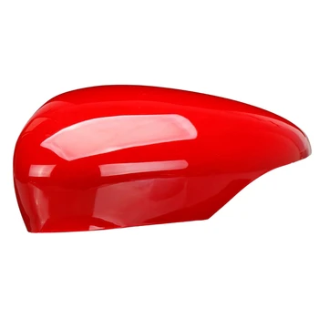 לאגף שמאל של הדלת האחורית המראה לכסות את מראת הצד כובע קש עבור פורד פיאסטה MK7 2008-2017 אדום